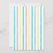 Kleiner Drache auf halbem Weg zu einem rosa 6. Geb Einladung (Rückseite)