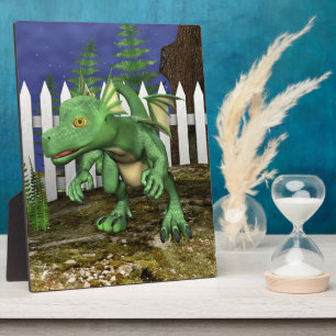 Kleiner Drache Fotoplatte