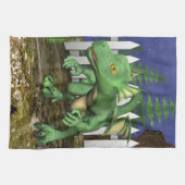 Kleiner Drache Geschirrtuch (Horizontal)