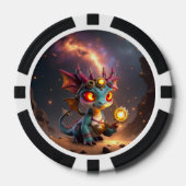 Kleiner Drache, große Energie – Die Ember Clocklin Pokerchips (Vorderseite)