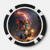 Kleiner Drache, große Energie – Die Ember Clocklin Pokerchips (Rückseite)