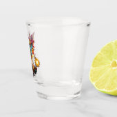 Kleiner Drache, große Energie – Die Ember Clocklin Schnapsglas (Rechts)