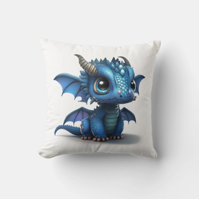 Kleiner Drache Kissen (Vorderseite)