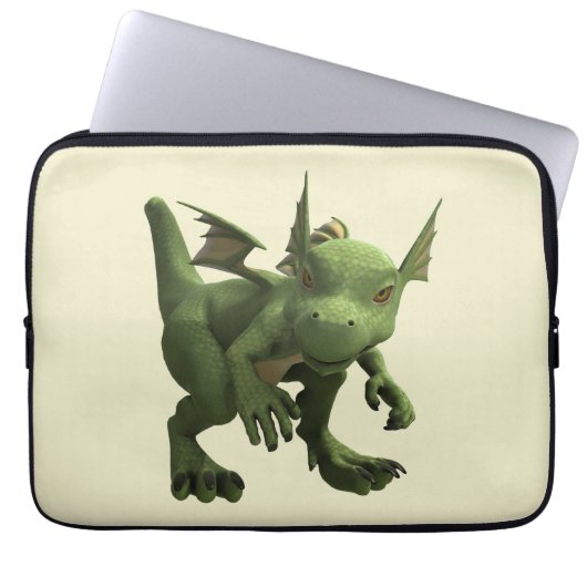 Kleiner Drache Laptopschutzhülle (Vorderseite)