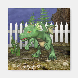 Kleiner Drache Magnet