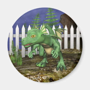 Kleiner Drache Magnet