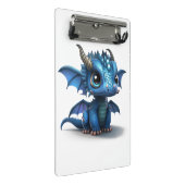 Kleiner Drache Mini Klemmbrett (Schrägansicht)