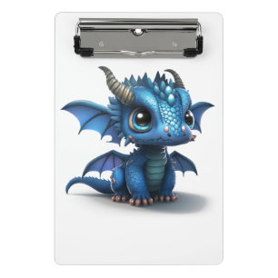 Kleiner Drache Mini Klemmbrett