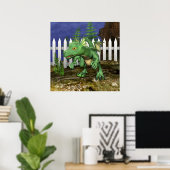 Kleiner Drache Poster (Heimbüro)