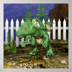 Kleiner Drache Poster