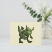 Kleiner Drache Postkarte (Stehend Vorderseite)
