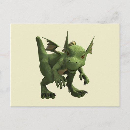 Kleiner Drache Postkarte (Vorderseite)