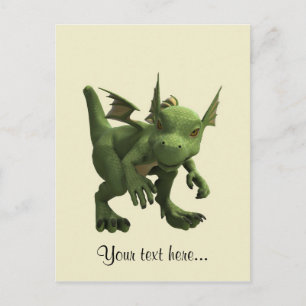 Kleiner Drache Postkarte