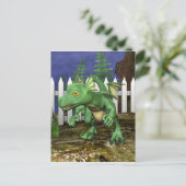 Kleiner Drache Postkarte (Stehend Vorderseite)