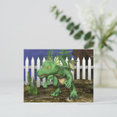 Kleiner Drache Postkarte (Stehend Vorderseite)