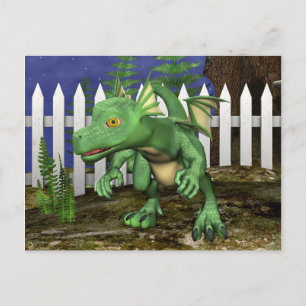 Kleiner Drache Postkarte