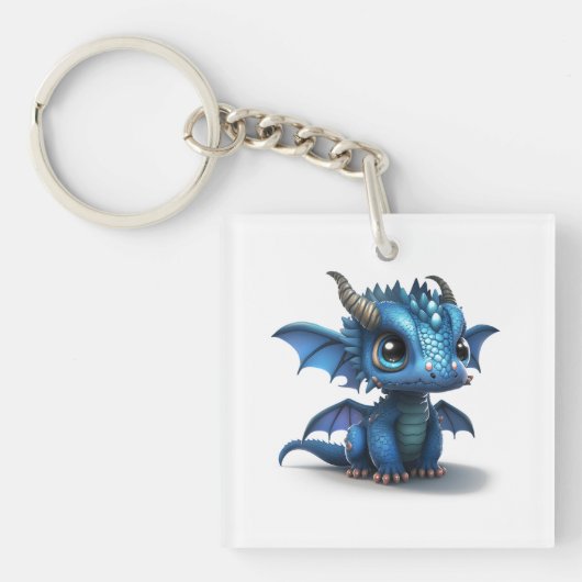 Kleiner Drache Schlüsselanhänger (Vorderseite)