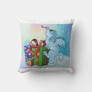 kleiner Drache Schneeflocke Kissen
