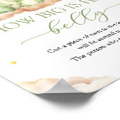 Kleiner Drache wie groß ist ihr Bauchzeichen Poster (Ecke)