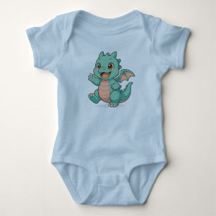 Kleiner Drachen-Zauber-Body Baby Strampler