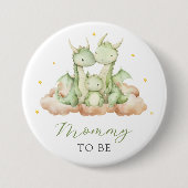 Kleiner Dragon Mommy to Be Button (Vorderseite)