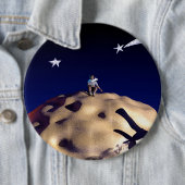 KLEINER DRUCKER Digital Art Button (Beispiel)