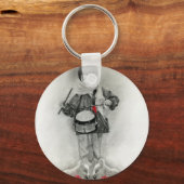 Kleiner Drummer-Schlüsselanhänger Schlüsselanhänger (Vorderseite)