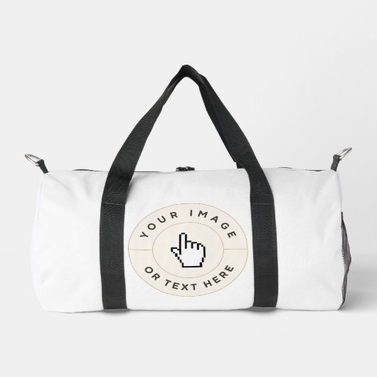 Kleiner Duffel-Beutel - Benutzerdefiniert Bild/Tex Duffle Bag (Vorderseite)
