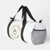 Kleiner Duffel-Beutel - Benutzerdefiniert Bild/Tex Duffle Bag (Rechte Ecke)