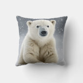Kleiner Eisbär Kissen (Rückseite)