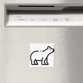 Kleiner Eisbär Magnet (In Situ (Geschirrspüler))