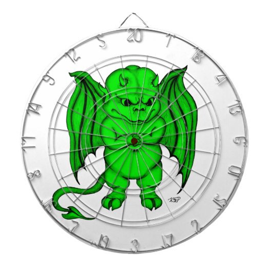 Kleiner ekliger Teufel Dartscheibe (vorne)