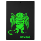 Kleiner ekliger Teufel Klemmbrett (Rückseite)