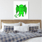 Kleiner ekliger Teufel Leinwanddruck (Insitu (Schlafzimmer))