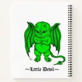 Kleiner ekliger Teufel Notizblock (Rückseite)