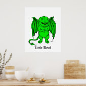 Kleiner ekliger Teufel Poster (Küche)