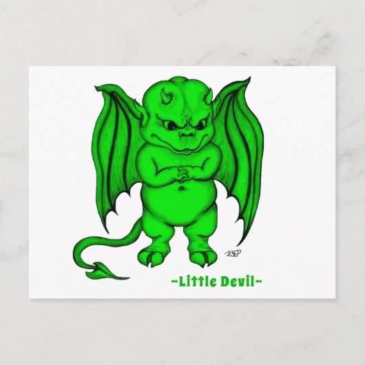 Kleiner ekliger Teufel Postkarte (Vorderseite)