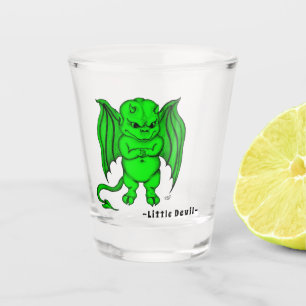 Kleiner ekliger Teufel Schnapsglas