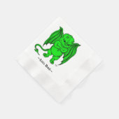 Kleiner ekliger Teufel Serviette (Ecke)