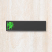 Kleiner ekliger Teufel Türschild (Vorderseite )