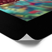 Kleiner Elchenkalf quilt like Design Poster (Ecke)