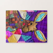 Kleiner Elchenkalf quilt like Design Puzzle (Horizontal)