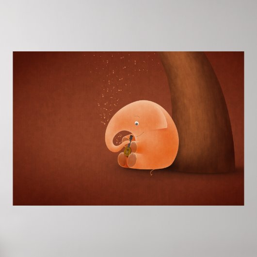 Kleiner Elefant, Big Ukulele Poster (Vorne)