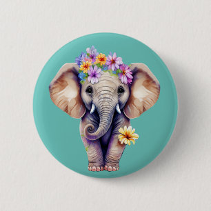 Kleiner Elefant Button