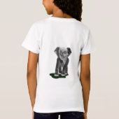 Kleiner Elefant Kids T - Shirt (Rückseite)