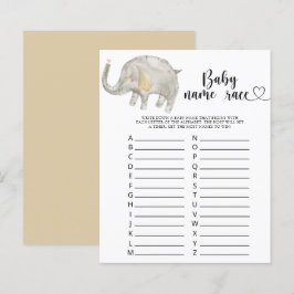 Kleiner Elefant - Kindernamensspiel