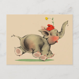 Kleiner Elefant Postkarte