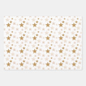 Kleiner Elefant schlafen, Wolken, Sterne Geschenkpapier Set (Vorderseite 3)