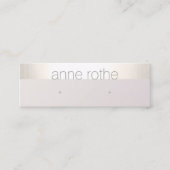 Kleiner, eleganter Studentenvorzeiger Mini Visitenkarte (Vorderseite)