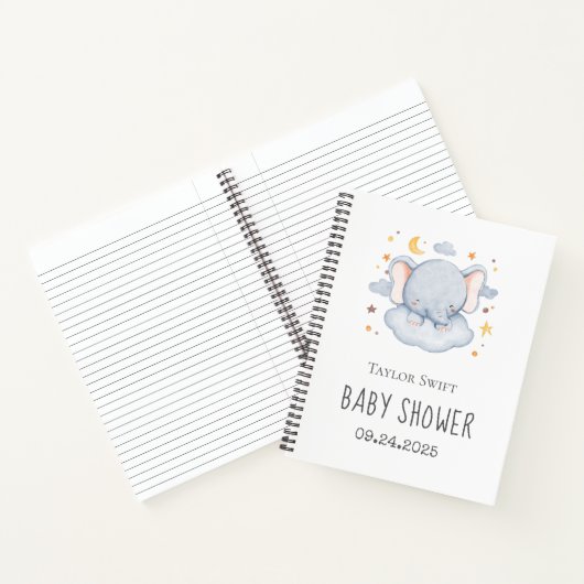 Kleiner Elephant Boy Geschenkpapier Notizblock (Innenseite)